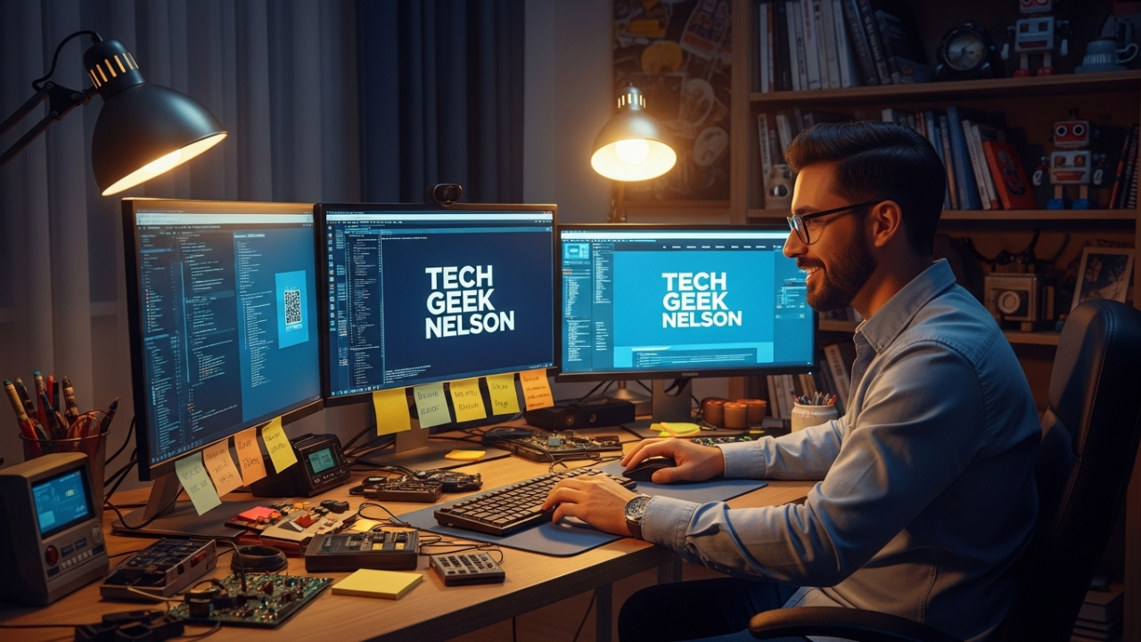 Tech Geek Nelson Created by Nelson Torres