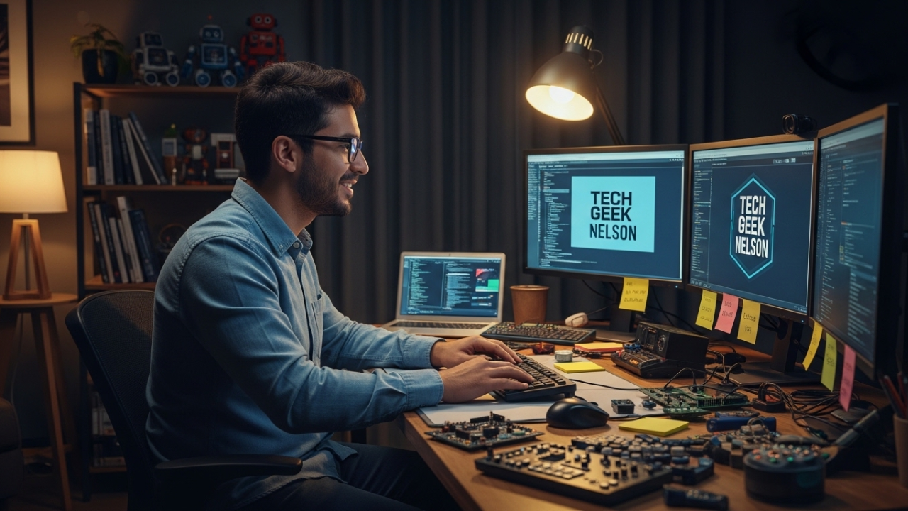 Tech Geek Nelson Created by Nelson Torres